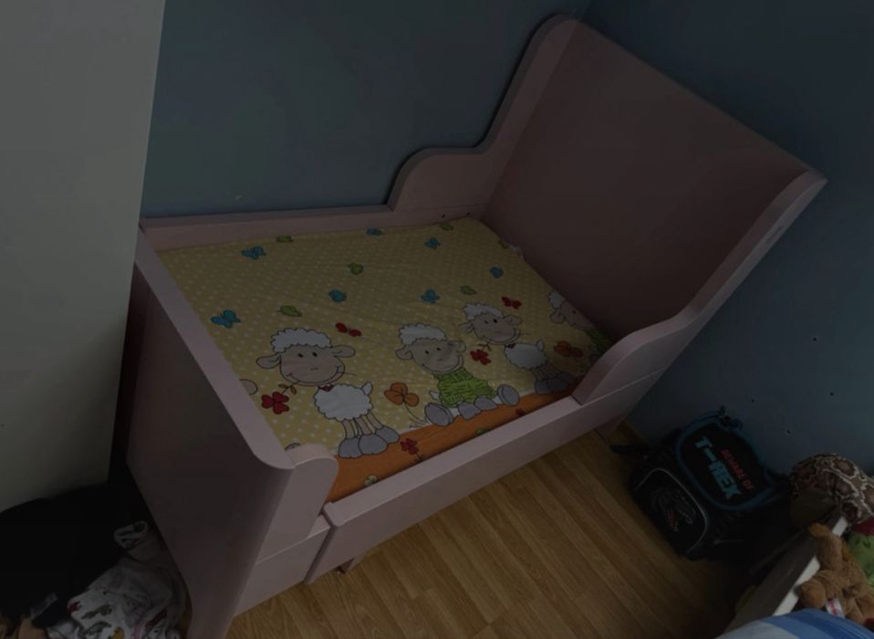 Łóżko dziecięce Busunge  ikea z materacem