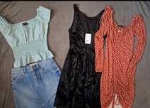 Zestaw ubrań damskich XXS primark,H&M,boohoo
