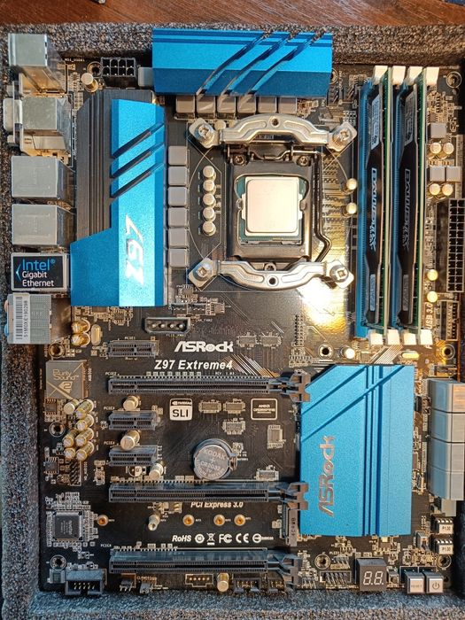 Zestaw ASRock Z97 EXTREME4 Z97 LGA1150 + Intel i5-4690K + 8GB RAM + ch