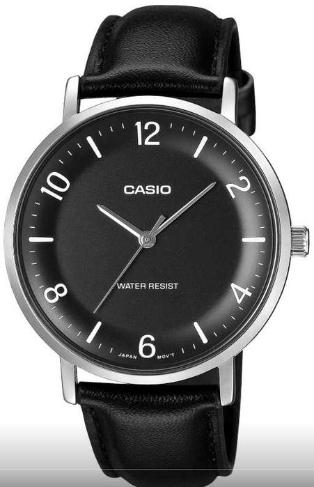 Zegarek Męski CASIO MTP-VT03L-1B + BOX Idealny Na Prezent
