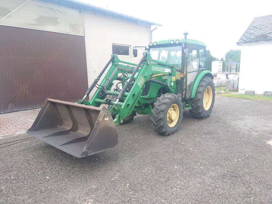 JOHN DEERE, 5055E, ciągnik rolniczy, z ładowaczem czołowym.Vat od F.V.