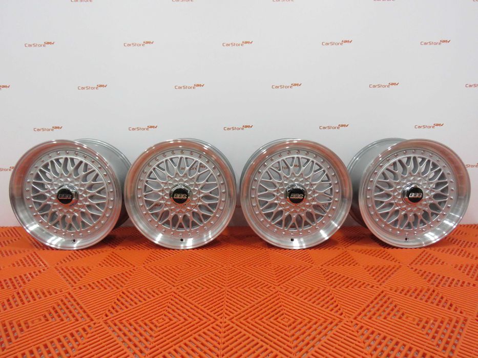 Jantes Look BBS RS 17 x 7.5 et 35 4x100 e 4x108 Silver