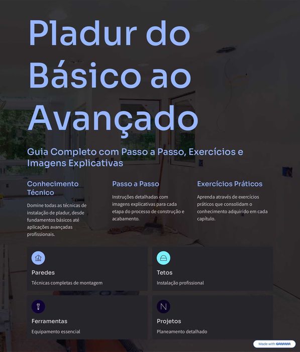 livro curso Pladur do Básico ao Avançado