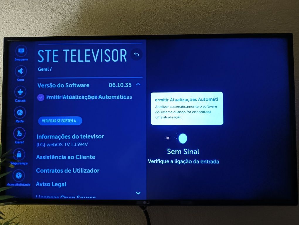 Vendo TV LG de 43''