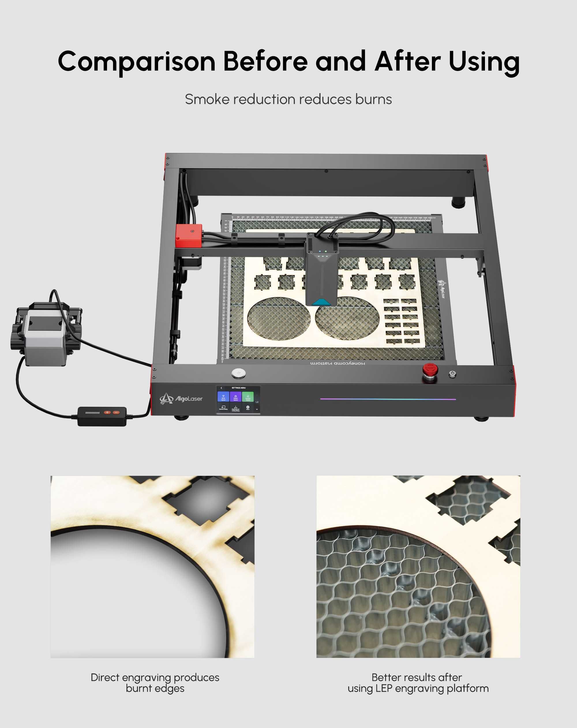 Plataforma para Laser Engraver Honeycomb