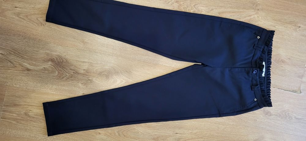 Spodnie eleganckie cygaretki chinosy rurki S Freesia