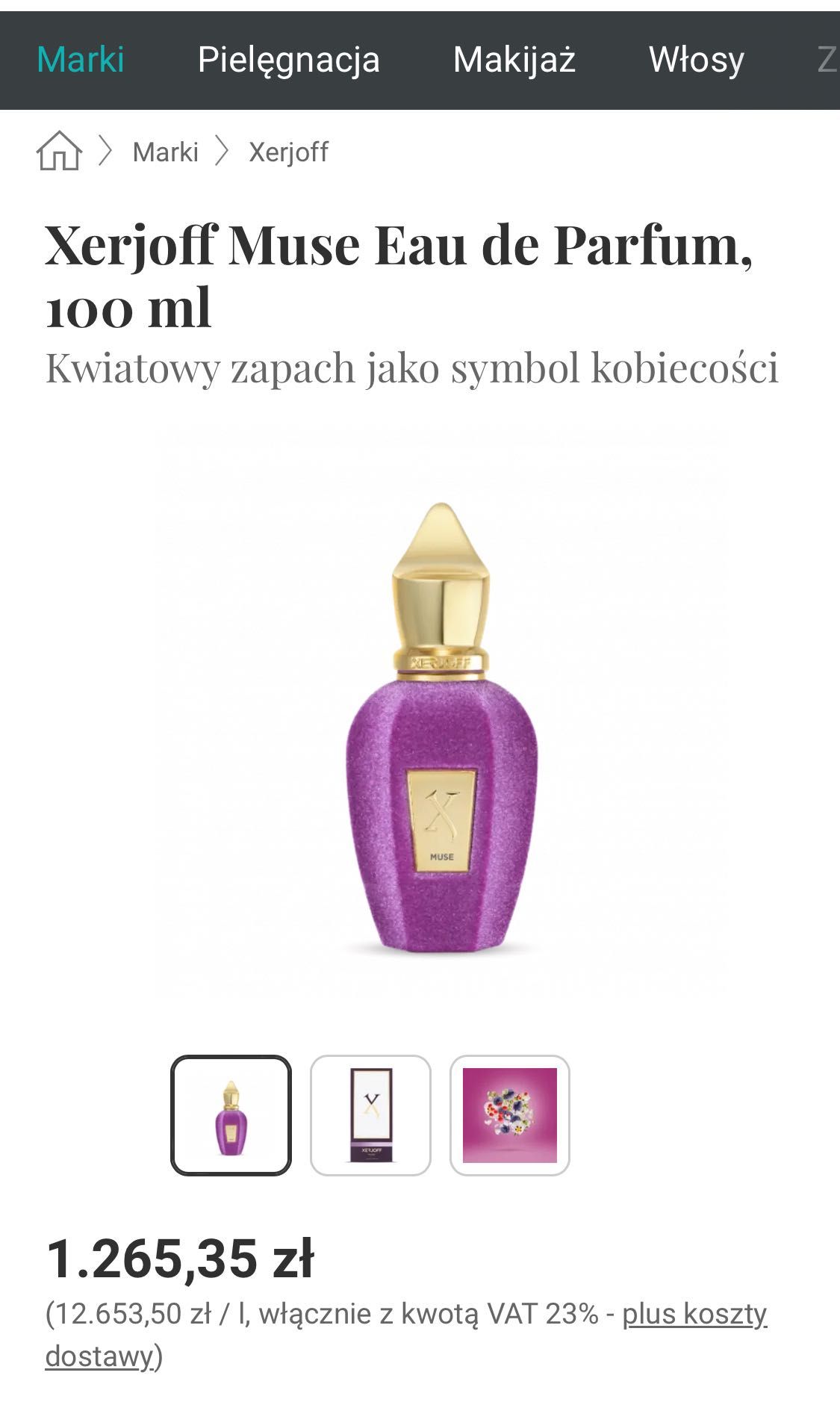 Perfumy francuskiej Marki XERJOFF