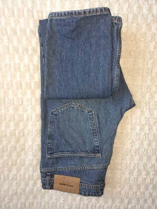 Джинси сині чоловічі Mango Men EUR 42, BOB Straight