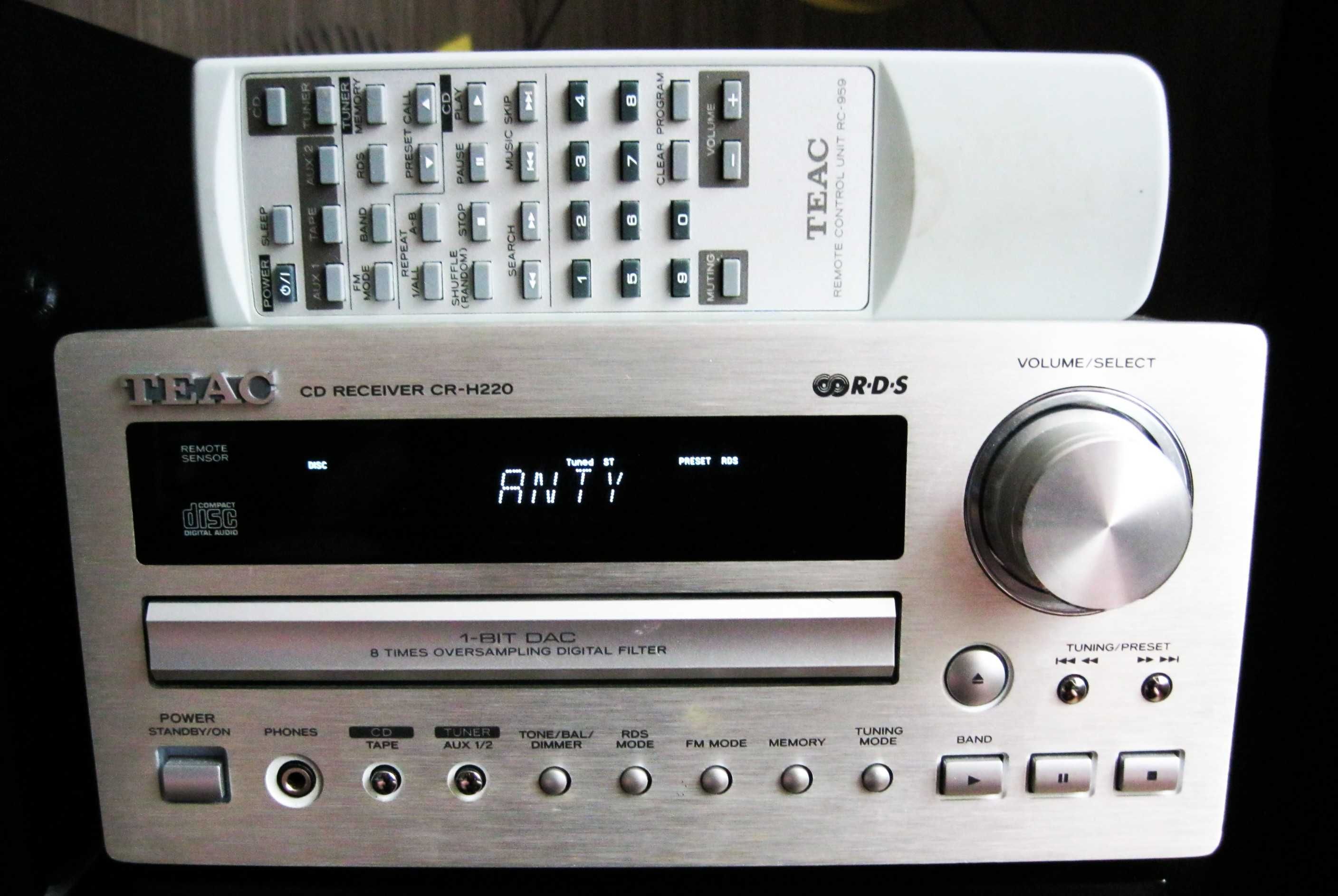 TEAC CR-H220 CD Receiver Hi-Fi made in Japan + oryginalny pilot