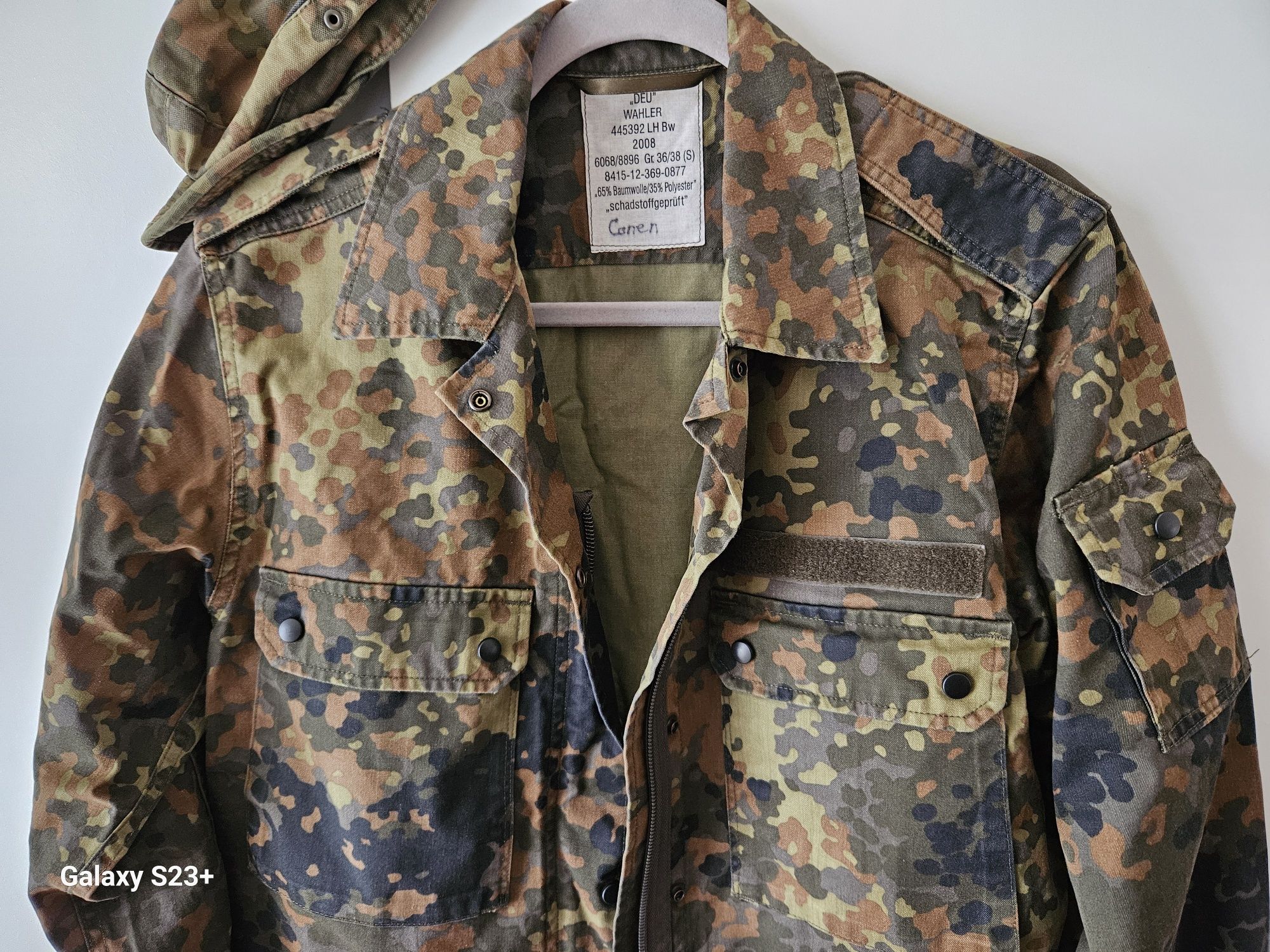 Wojskowy Bundeswehr flecktarn mumdur moro