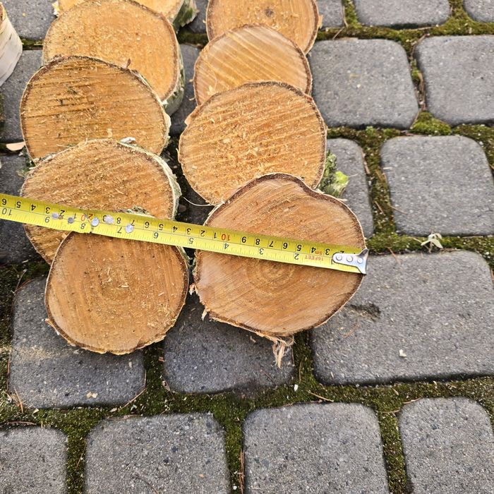 Ozdoby świąteczne krażki brzozy 20 szt.