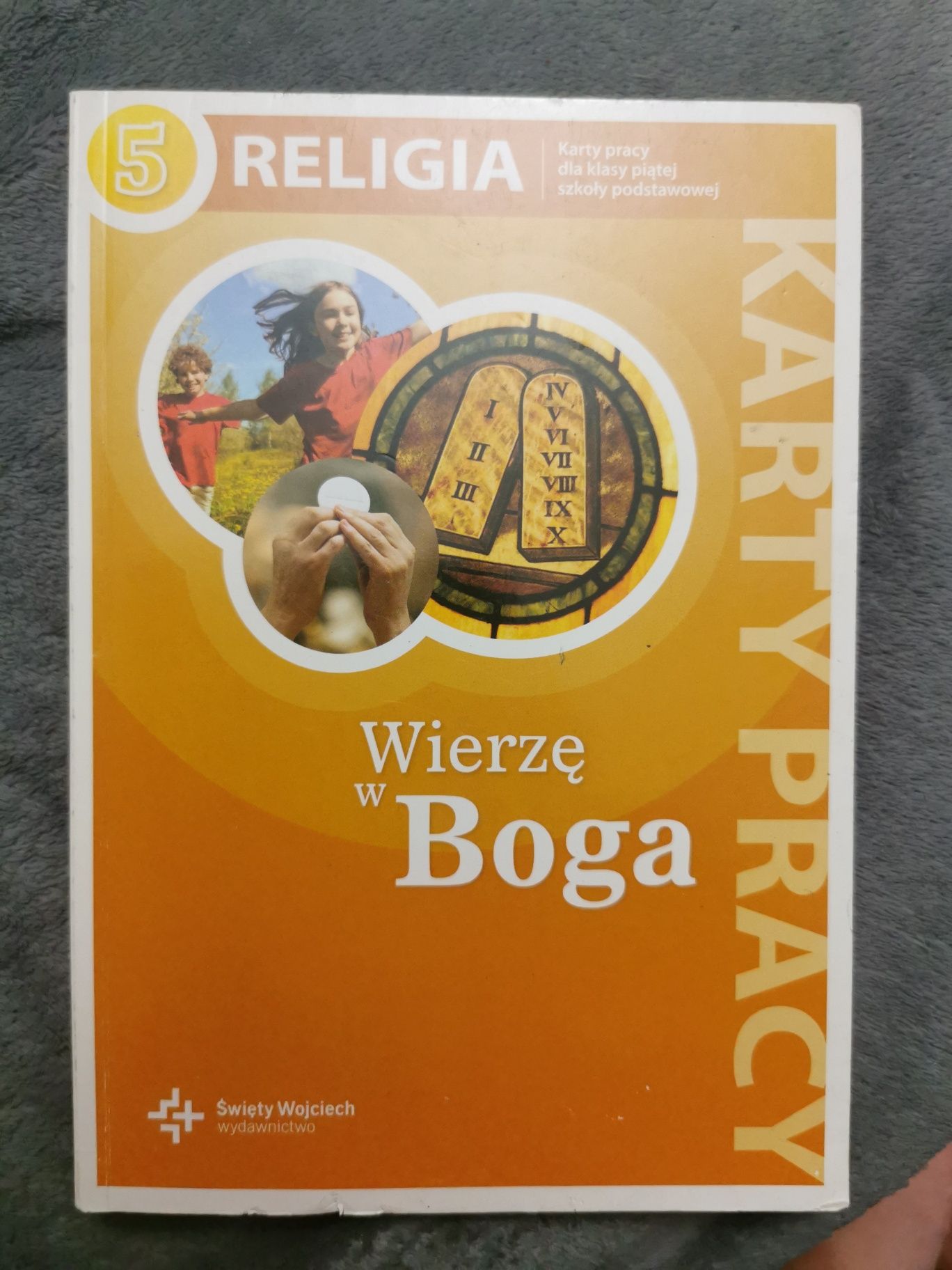 Wierzę w Boga, ćwiczeniowka, klasa 5, Wydawnictwo Św Wojciech