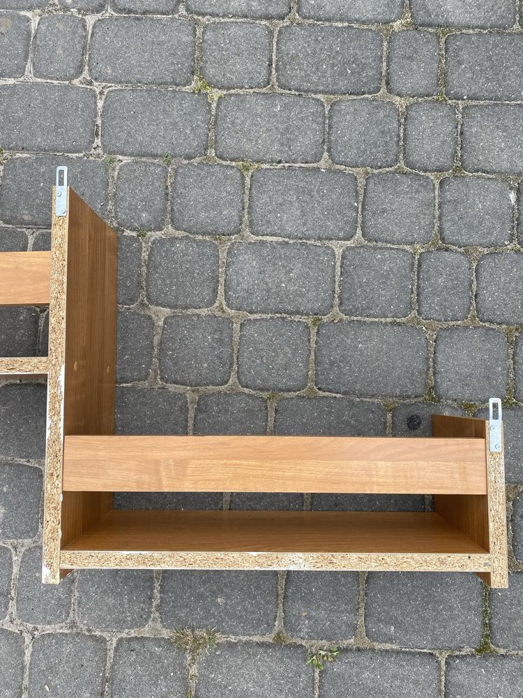 półka wisząca podwójna 100x20x45