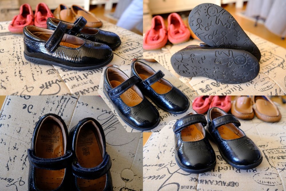 lote de calçado de menina, do n.º19 ao 23