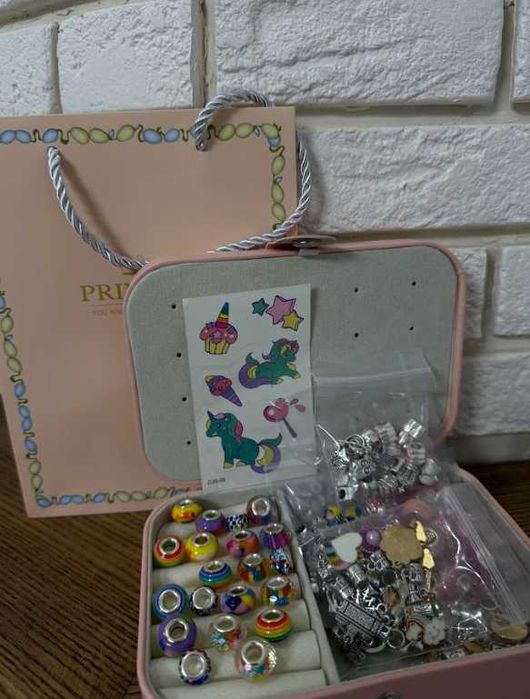 Подарок! Большой набор для створення браслетів Пандора для девочки,топ