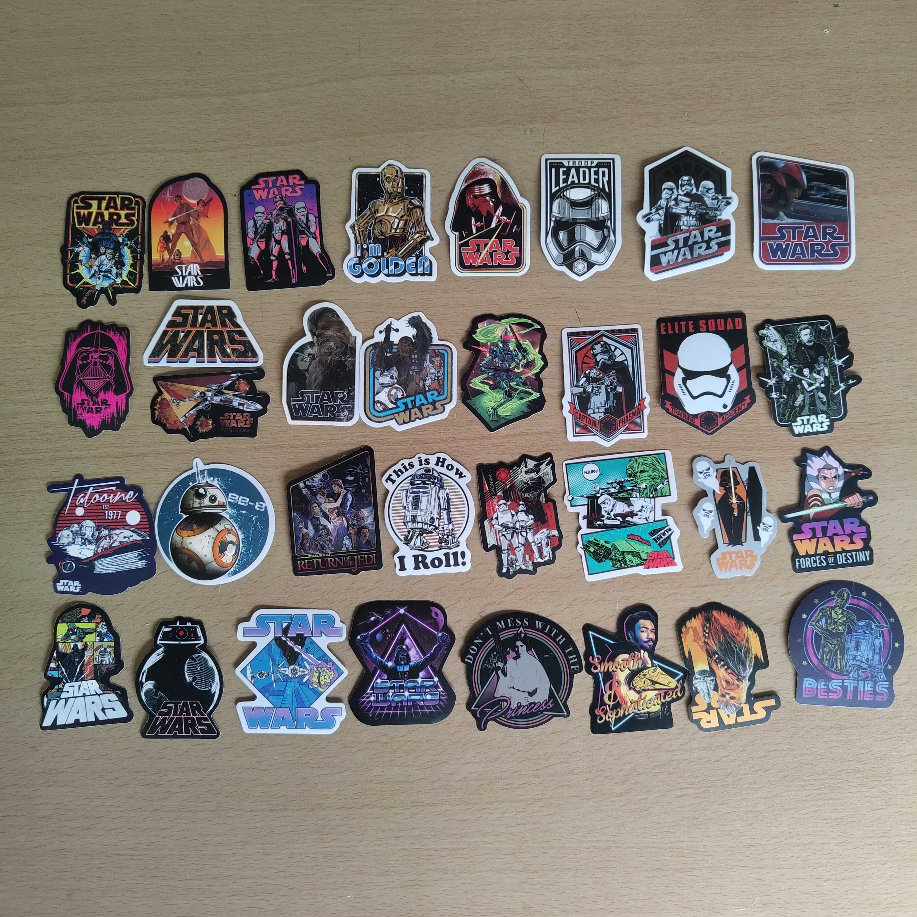 100 Autocolantes Stickers Star Wars