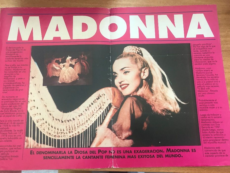 Madonna - Music Fans Poster Magazine