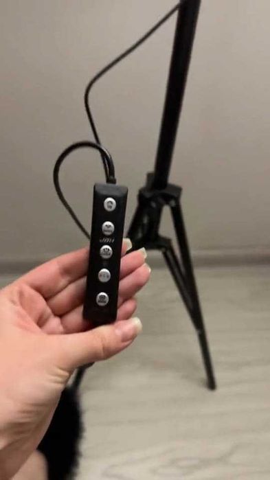 Лампа RGB 36см кільцева БУ LED тримач штатив телефону