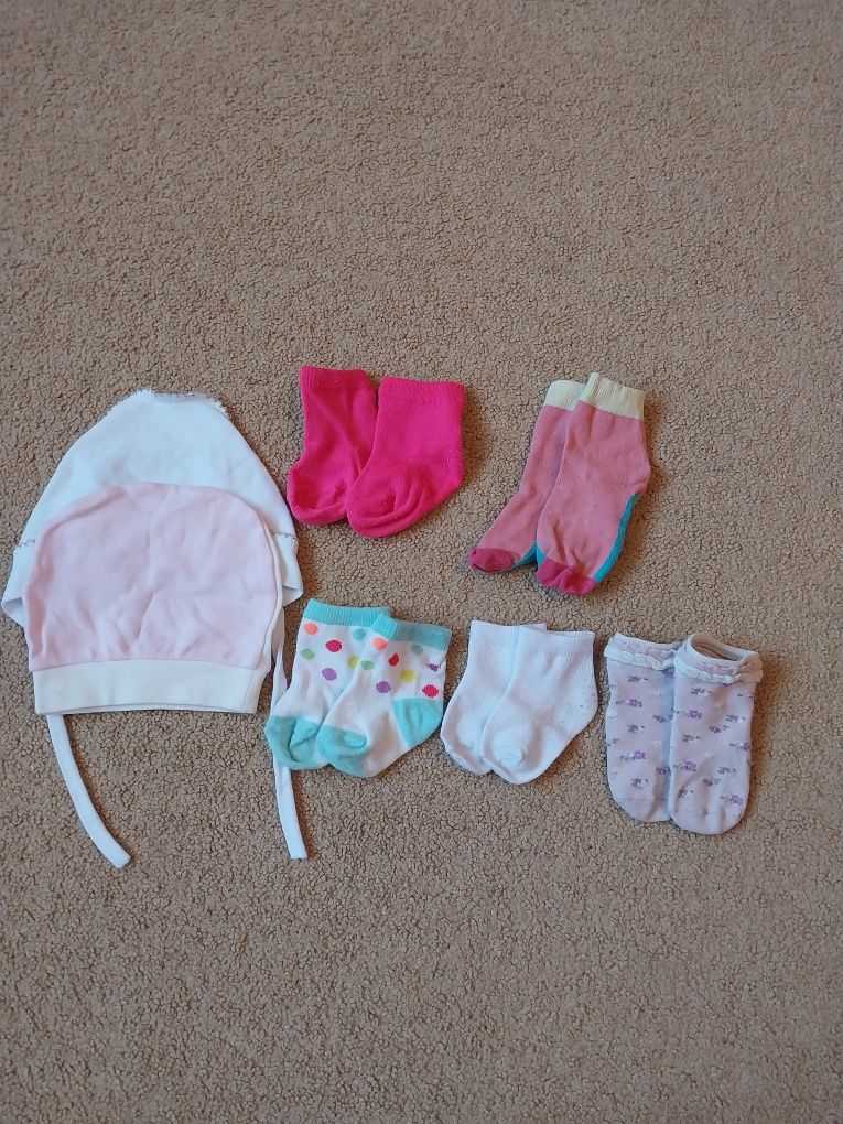 Набір пакет одягу речей для дівчинки на вік 3-6  місяців, 68-74 розмір