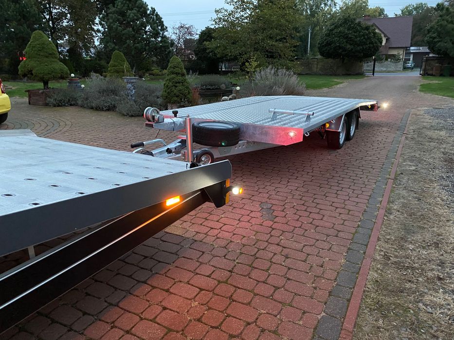 wynajem lawety dł 5m, szer 2,1m, dmc 2500kg, ład 1800kg