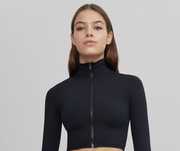 Кардиган на молнии Bershka S 1405/360 укороченый