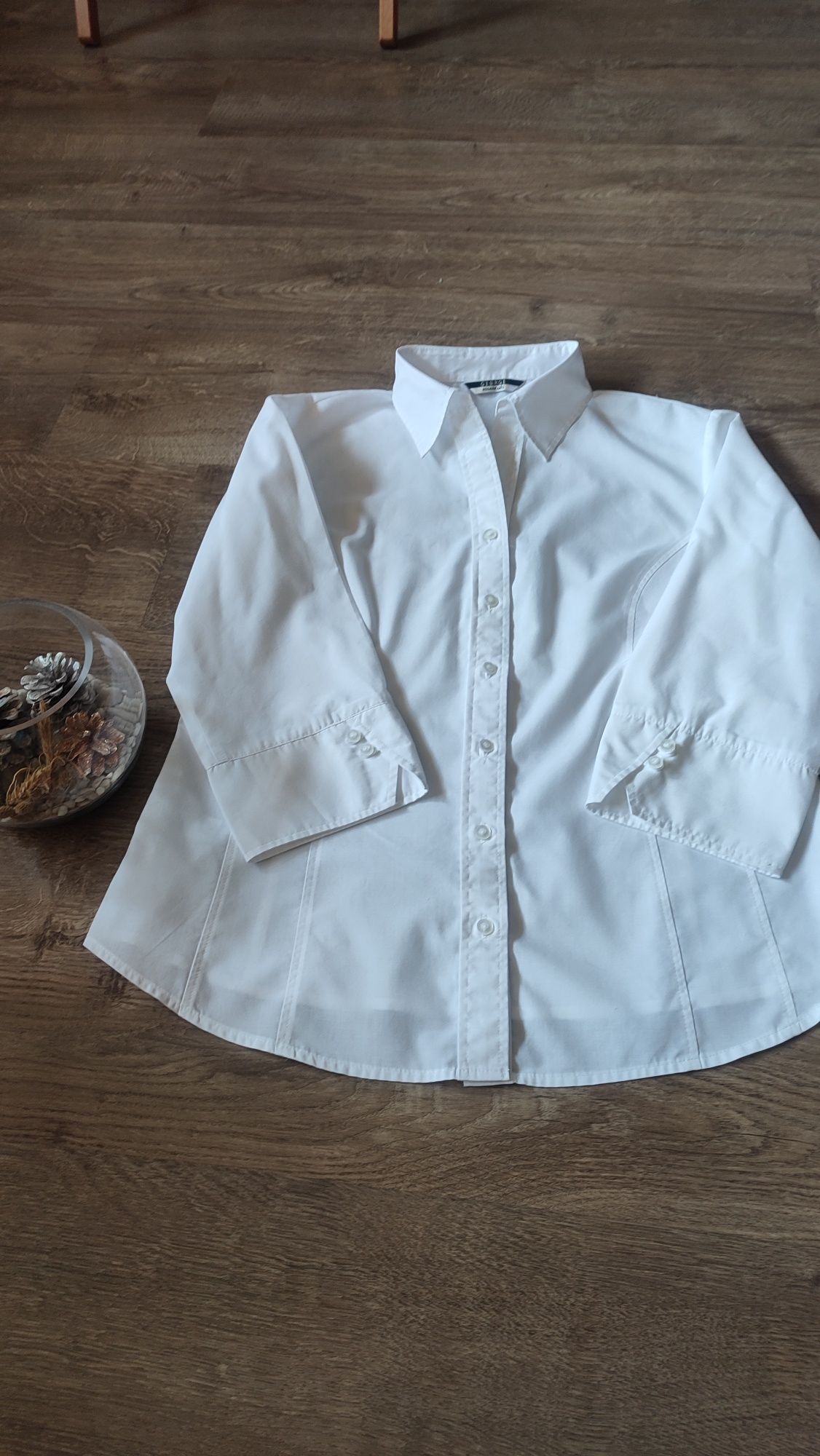 Сорочка рубашка класична базова біла розмір L