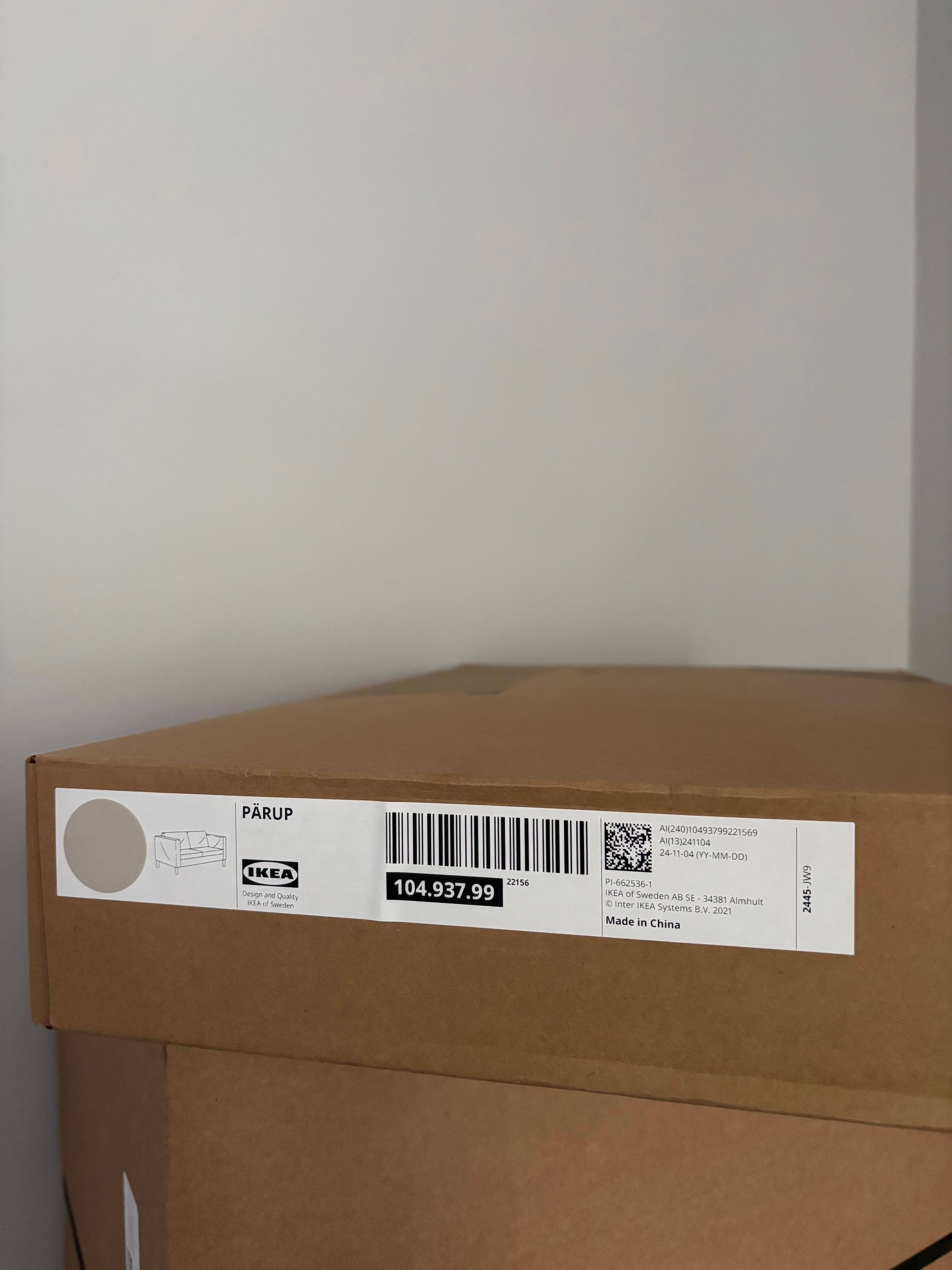Sofa Parup Gunnared beżowy 2-osobowa IKEA
