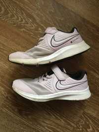 Nike star runner 35, 22 cm, tekstylne, liliowe, pudrowe