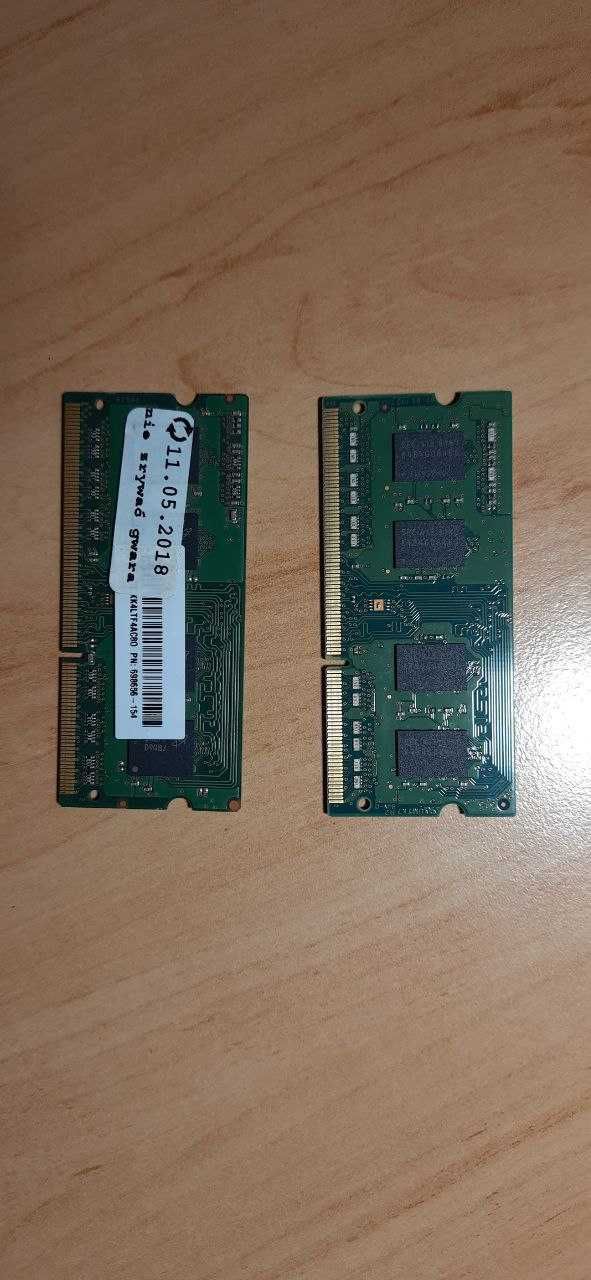 Оперативна пам’ять SO-DIMM DDR3L 2×4 ГБ (Samsung + Micron)