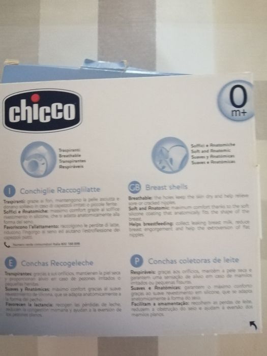Conchas coletoras de Leite Chicco