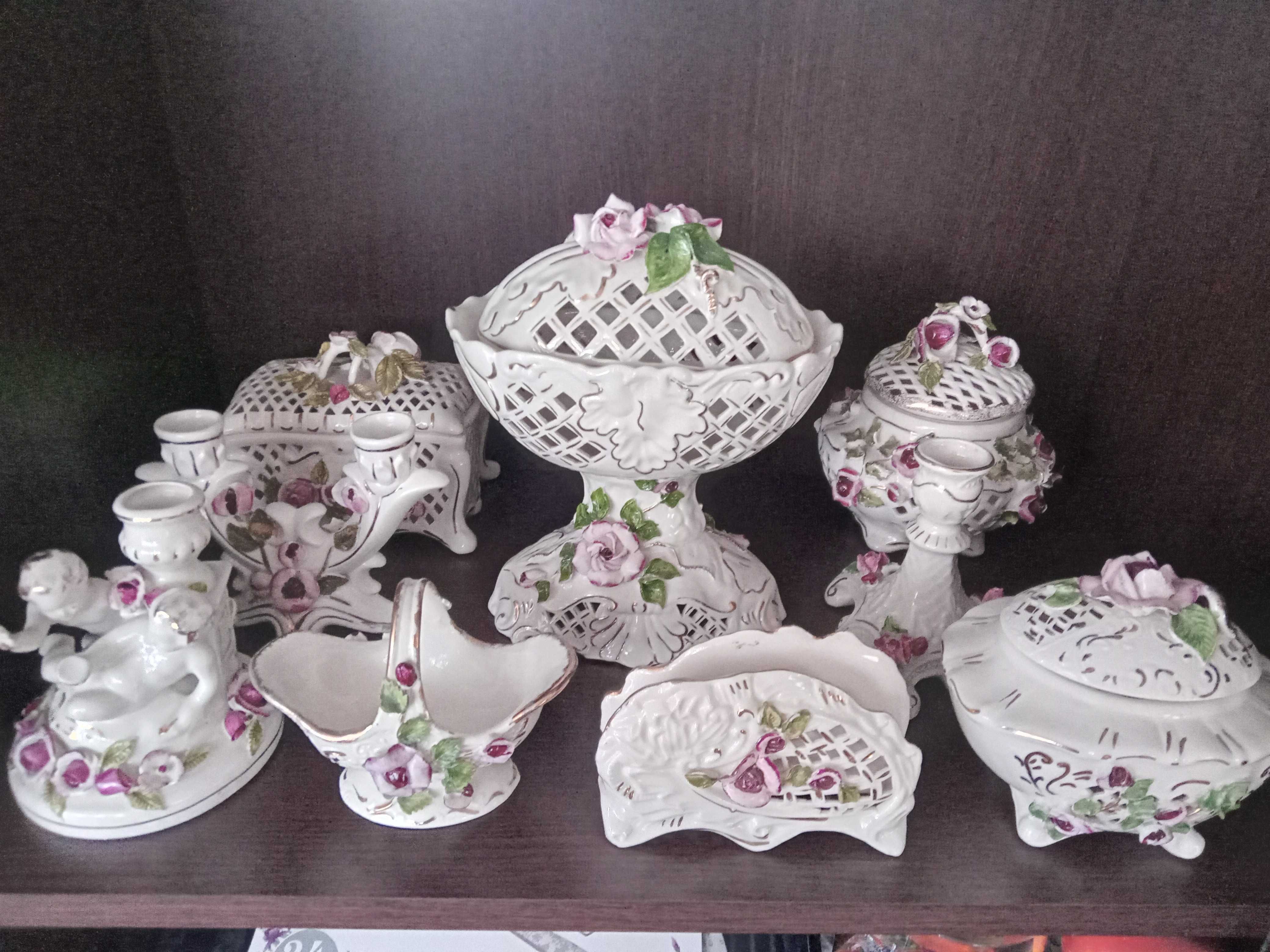 Piękny zestaw porcelana,fajans