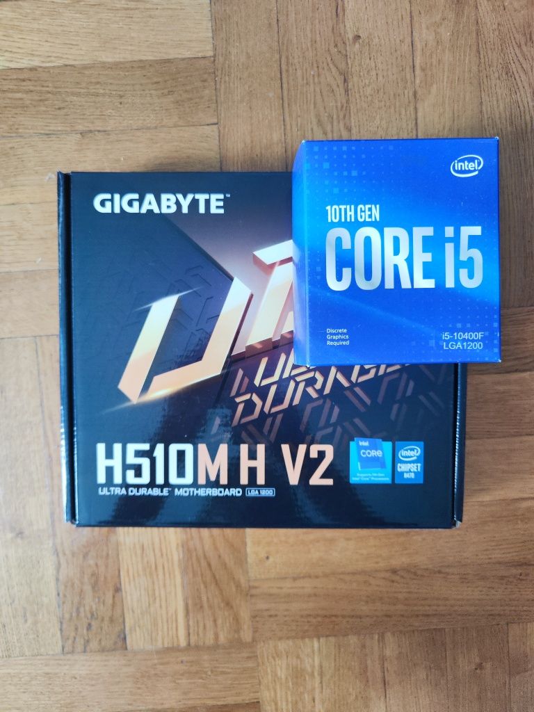 продам комплект(intel core i5 10400f, H510M H V2)