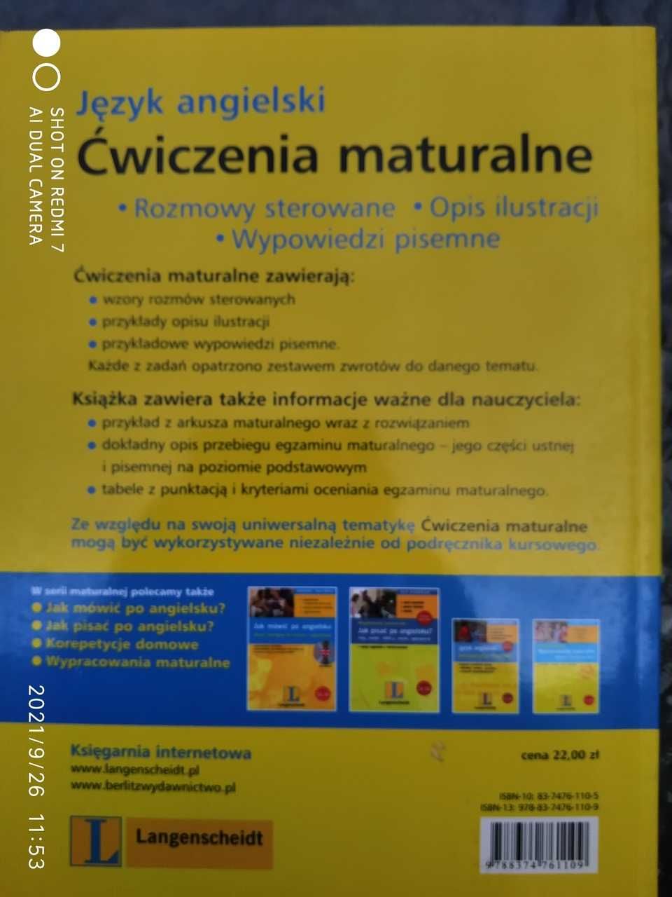 Język angielski ćwiczenia maturalne Langenscheidt Nowe