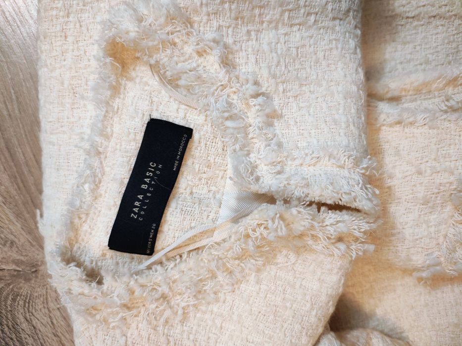 Żakiet tweedowy ZARA