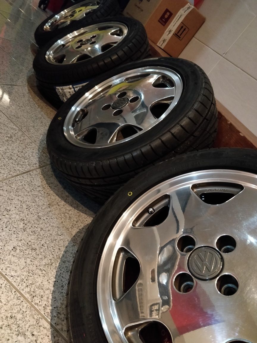 Jantes VW 15 4x100 Le Castellet como novas