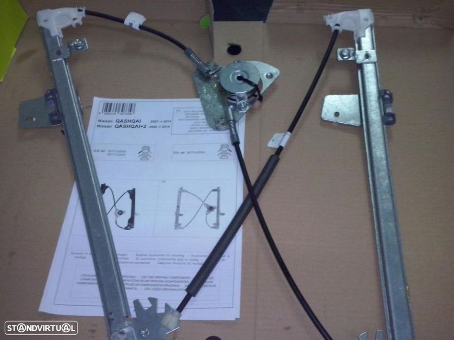 elevadores elétricos vidro porta Nissan Qashqai