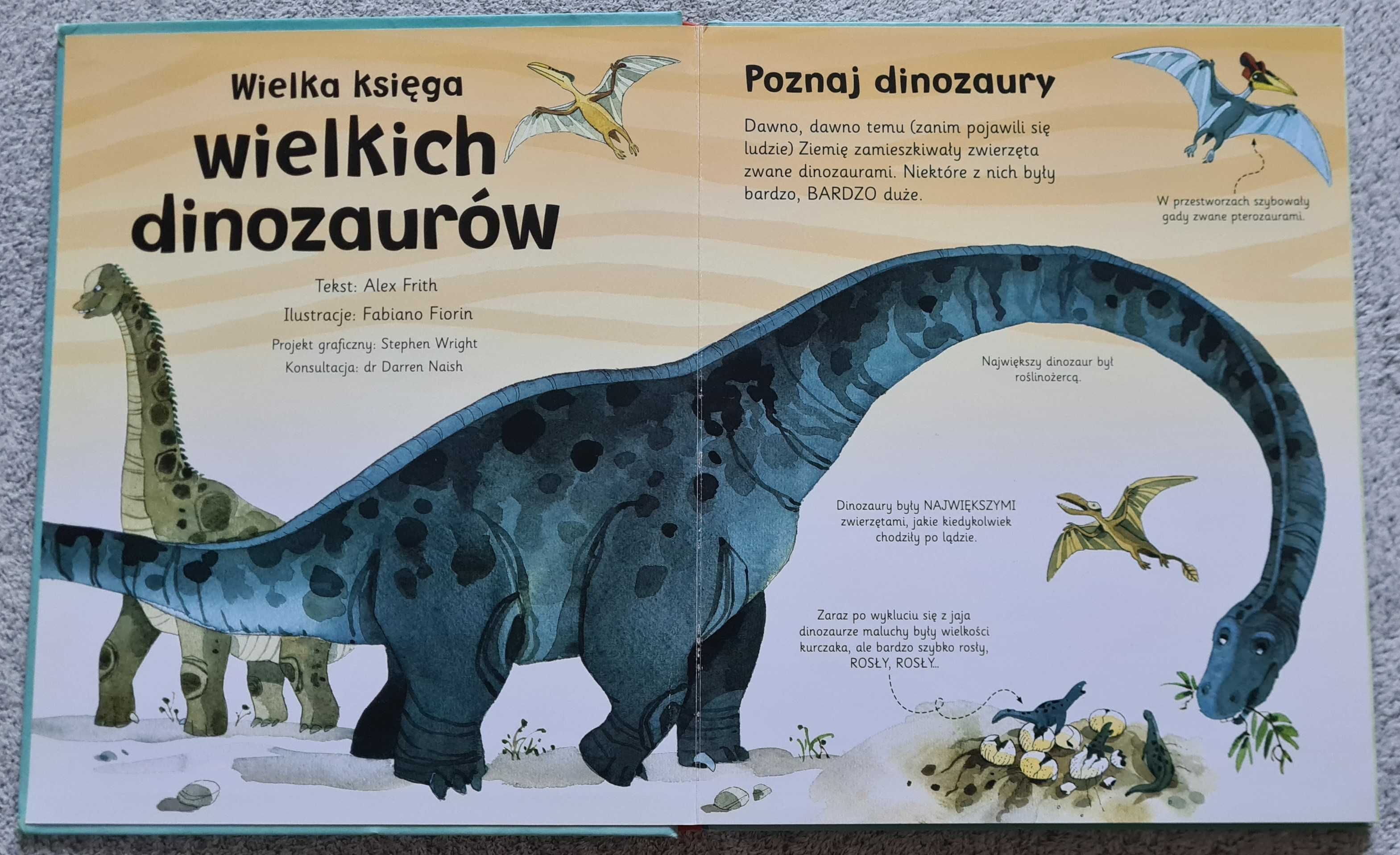 Wielka księga wielkich dinozaurów