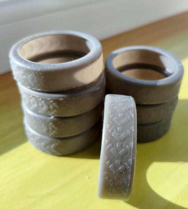 NOWE Kółka silikonowe do walizki 8 szt.