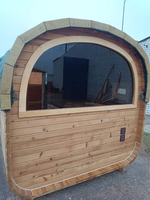 Bania - Laznia z Termo 4.5-2.4 m komercyjny piec + Parowar