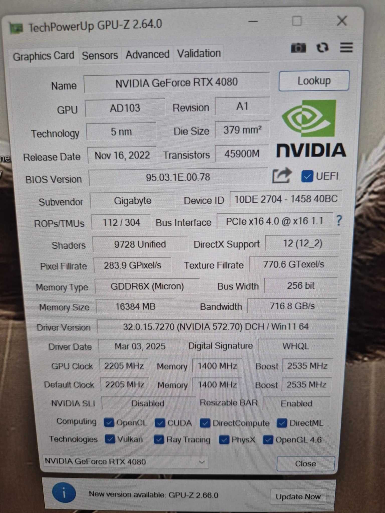 Gigabyte Geforce rtx 4080