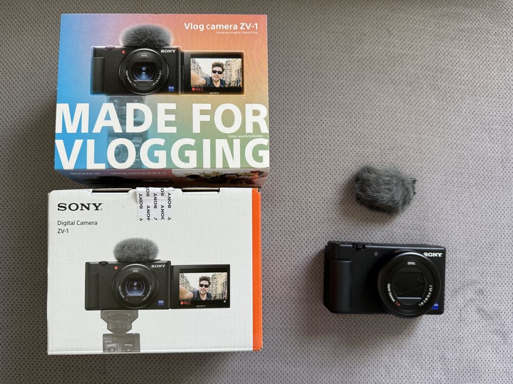 Aparat kamera vlog Sony ZV-1 streaming