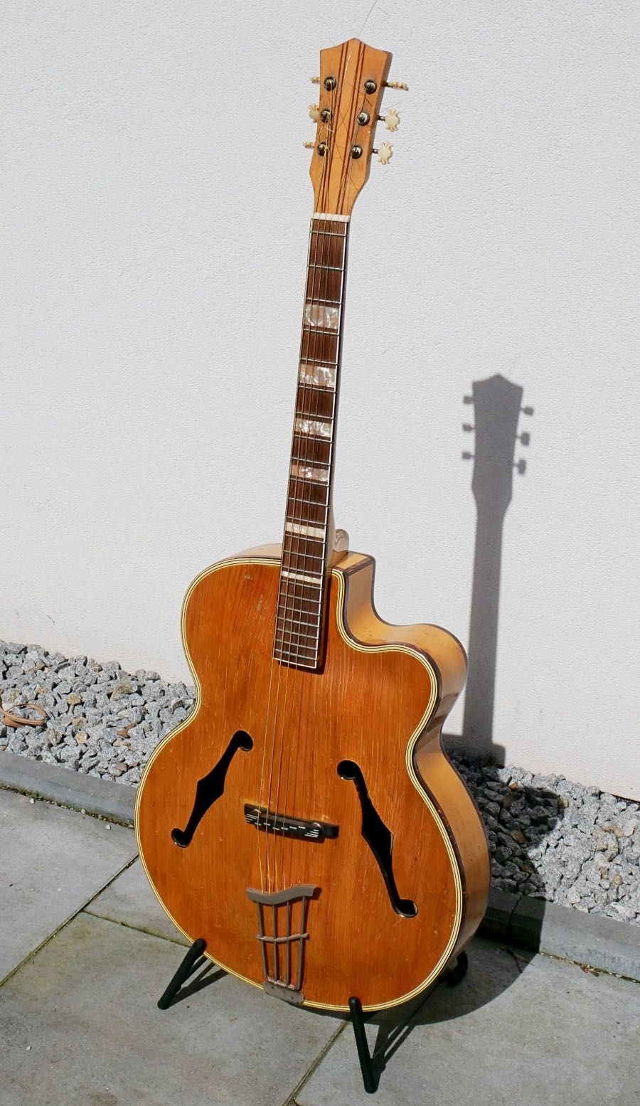 Gitara vintage archtop Rodebald Hoyer Jazzstar z lat 50/60