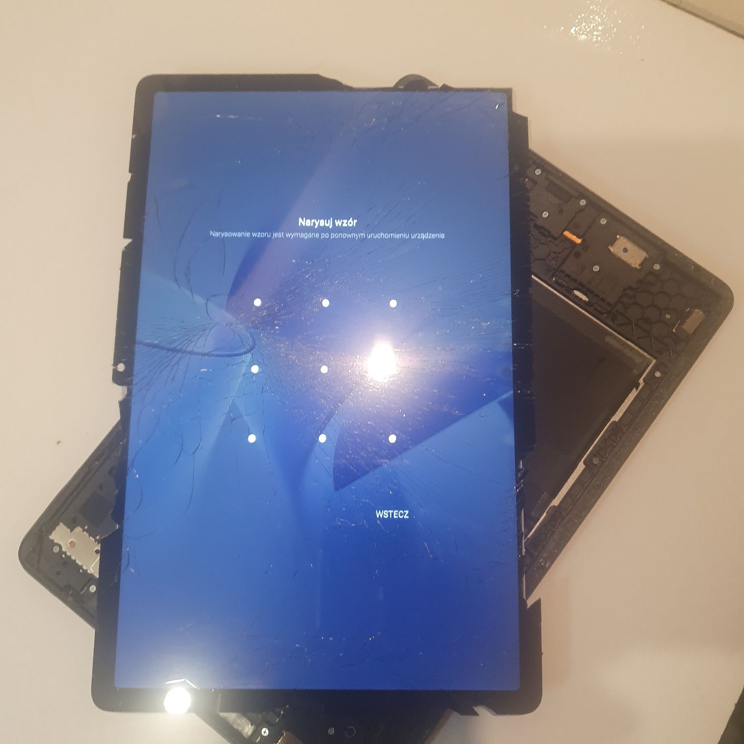 Lcd tablet redmi pad SE 11 działający zbity zgranie danych