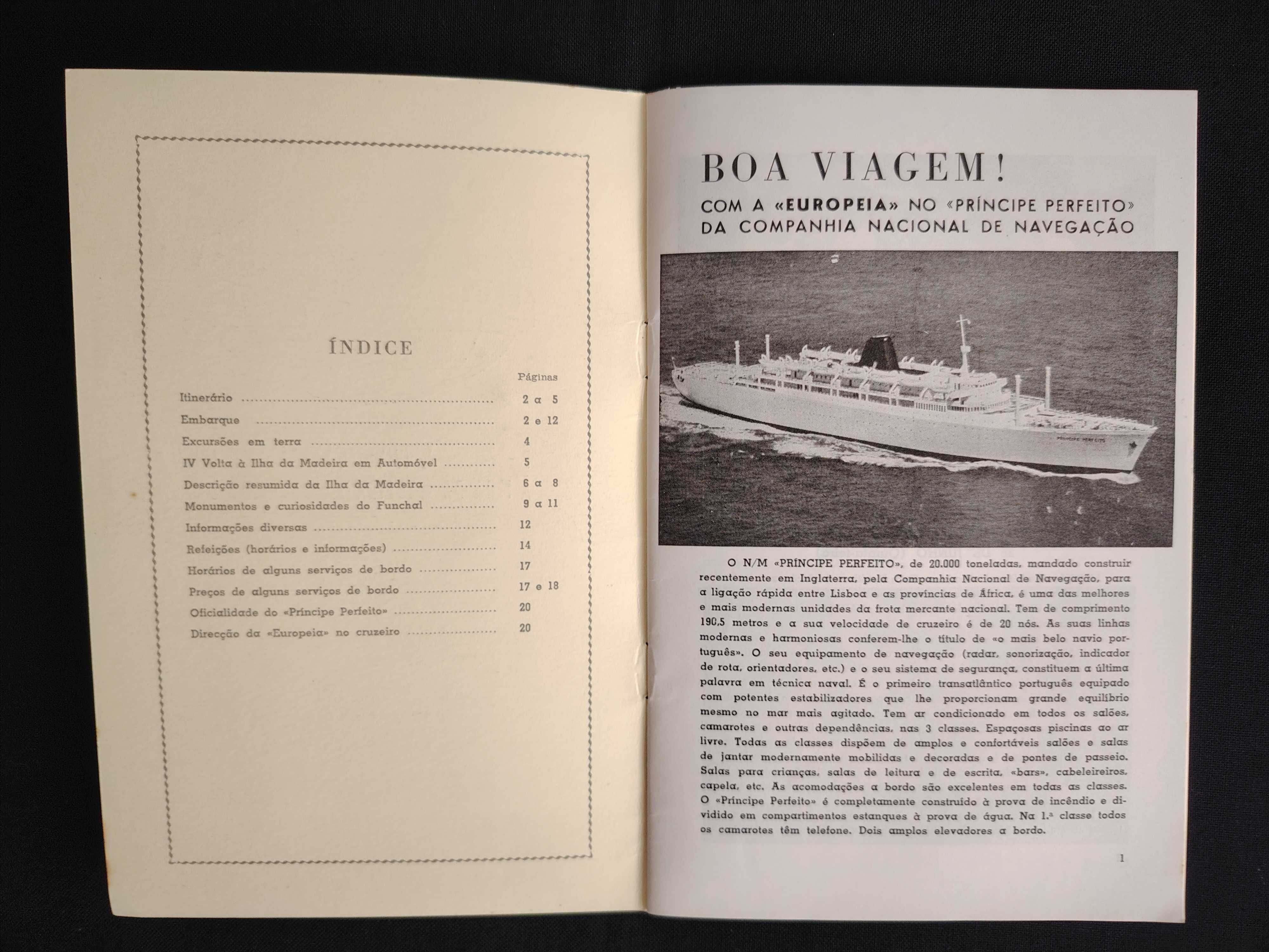 Ilha da Madeira, Cruzeiro das Orquídeas 1962 colaboração com o ACP