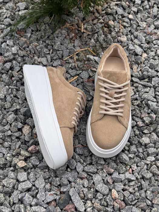 Жіночі замшеві кеди 37-24 см