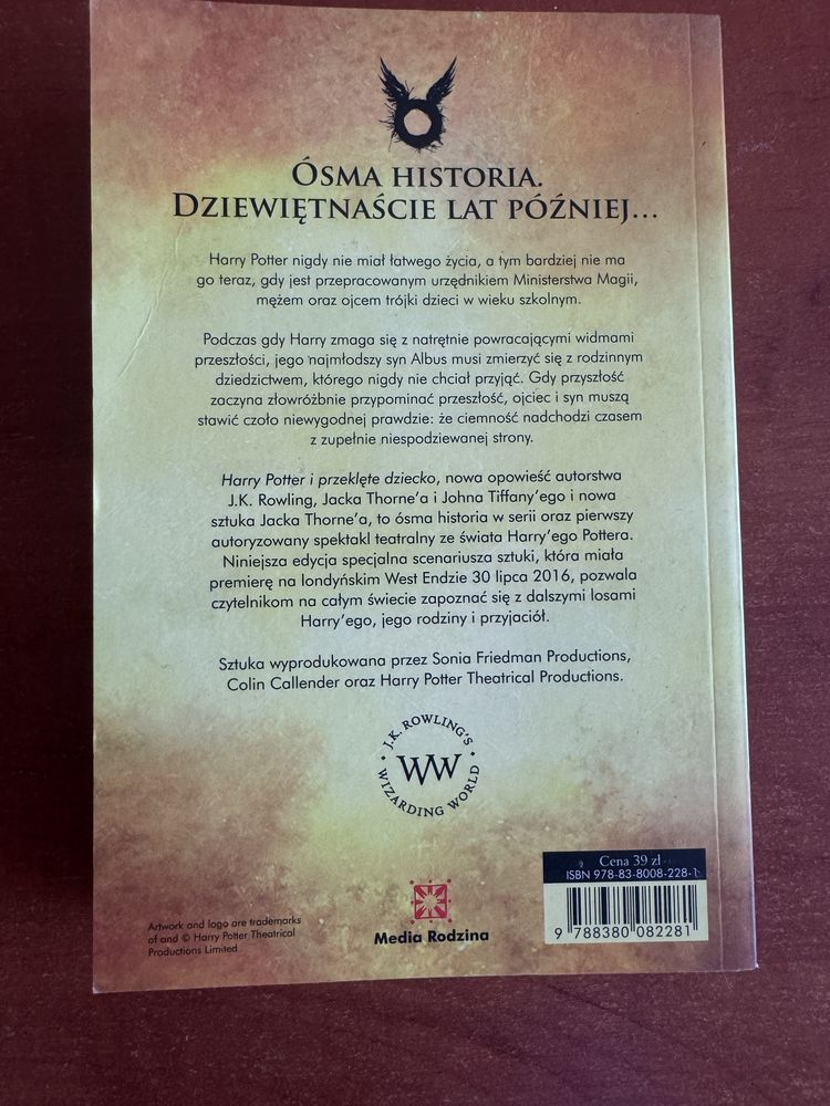 Harry Potter i przeklęte dziecko cz.I i cz.II