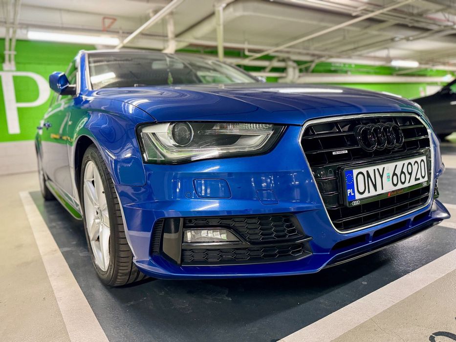 Audi A4 Avant Audi A4 COMPETITION 6-bieg 150KM Quattro 2x S-Line SEPANG BLAU WROCŁAW