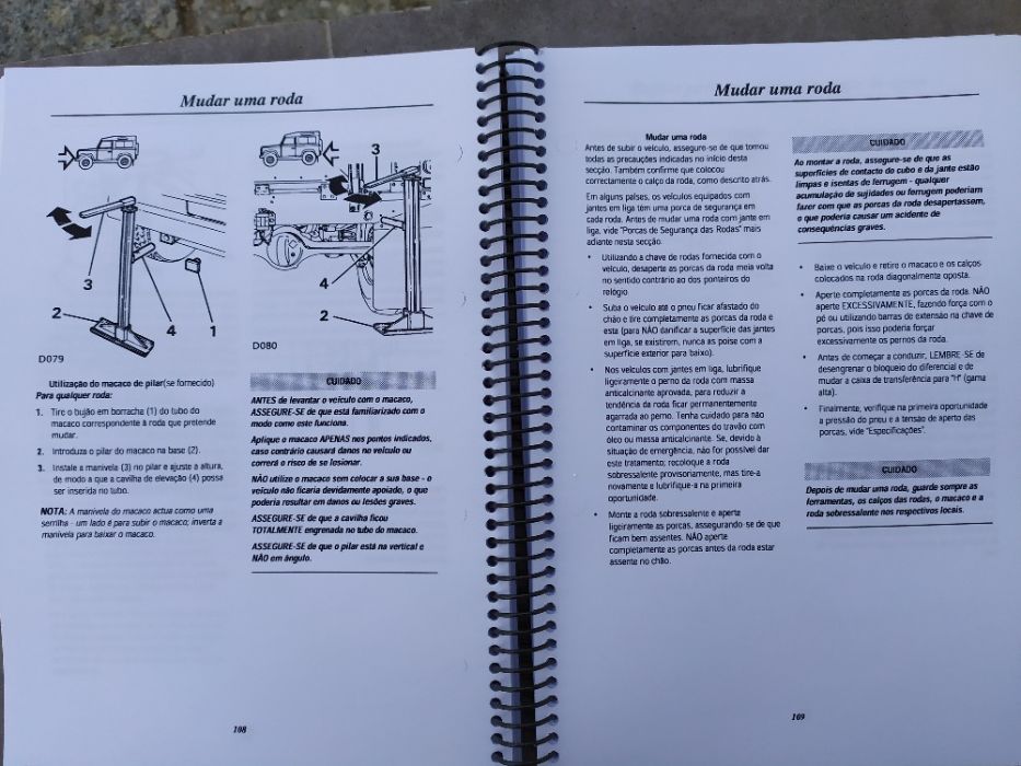 Land Rover Defender td5-Manual original português
