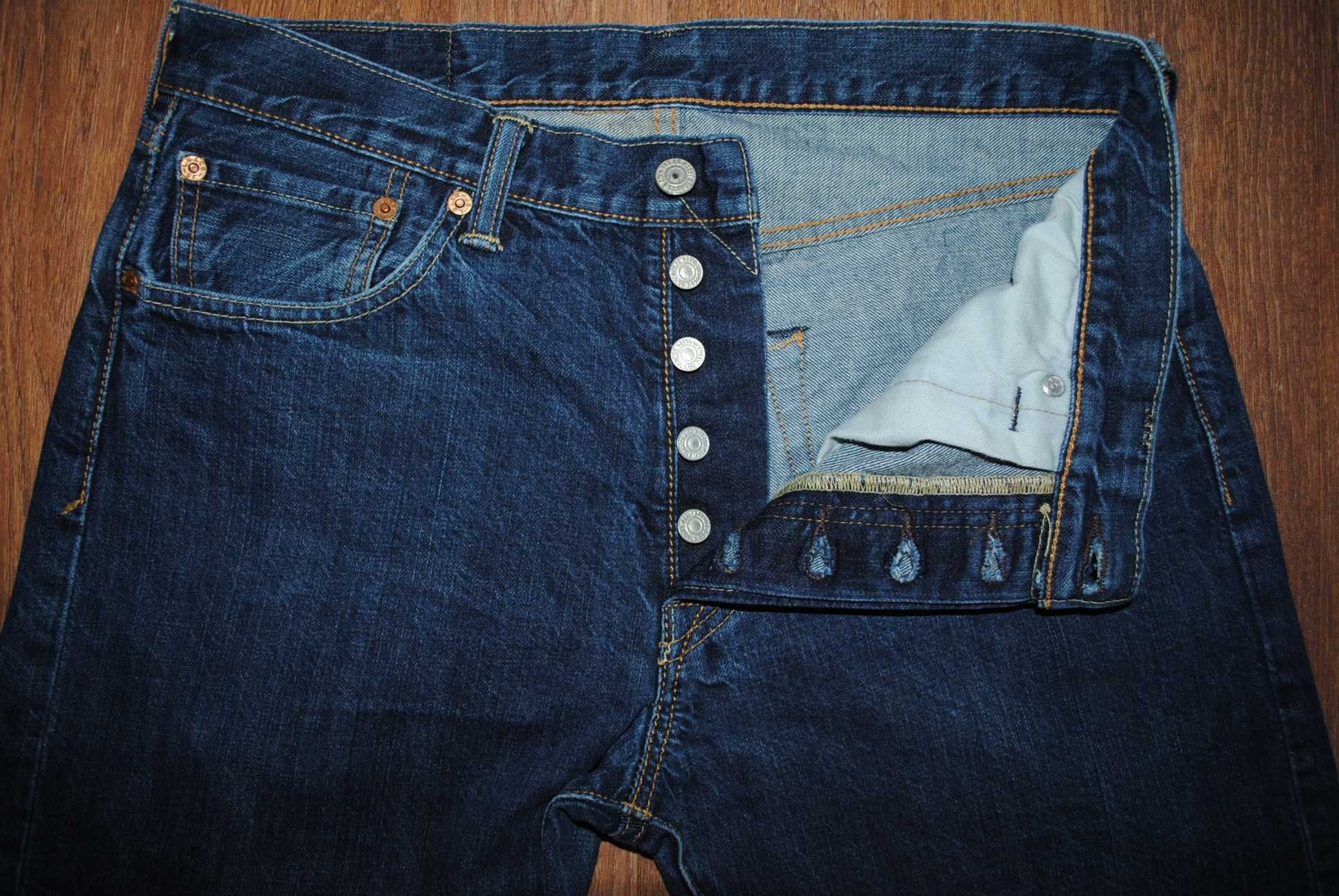 Джинсы Levis 501  33 34 made in Mexico