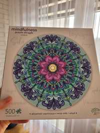 Puzzle mindfulness okrągłe Mandala 500 elementów